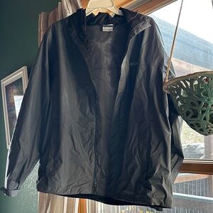 Columbia Charcoal Gray Omni Tech Lightweight Jacket